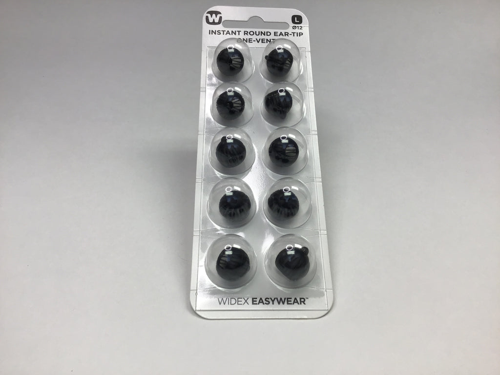 Widex Instant Round Ear-Tip One-Vent Bud Tip Dome - hearite.com
