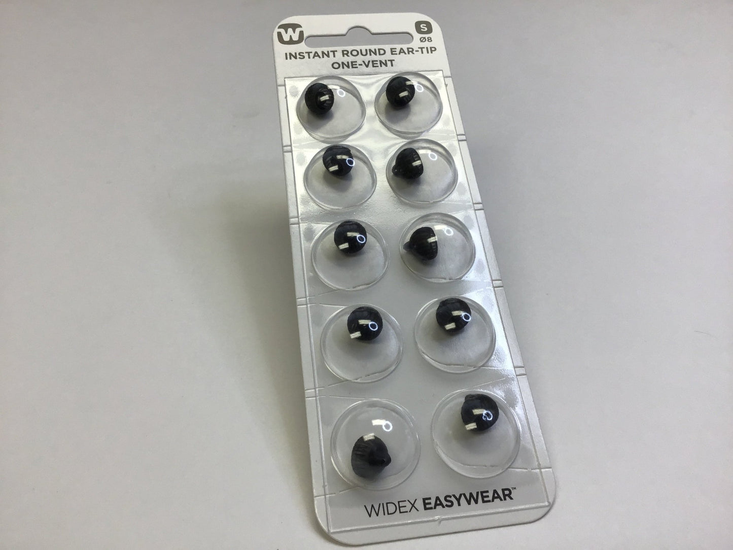 Widex small instant round one - vent ear tip dome earbud - HEARITE Love Hearing!