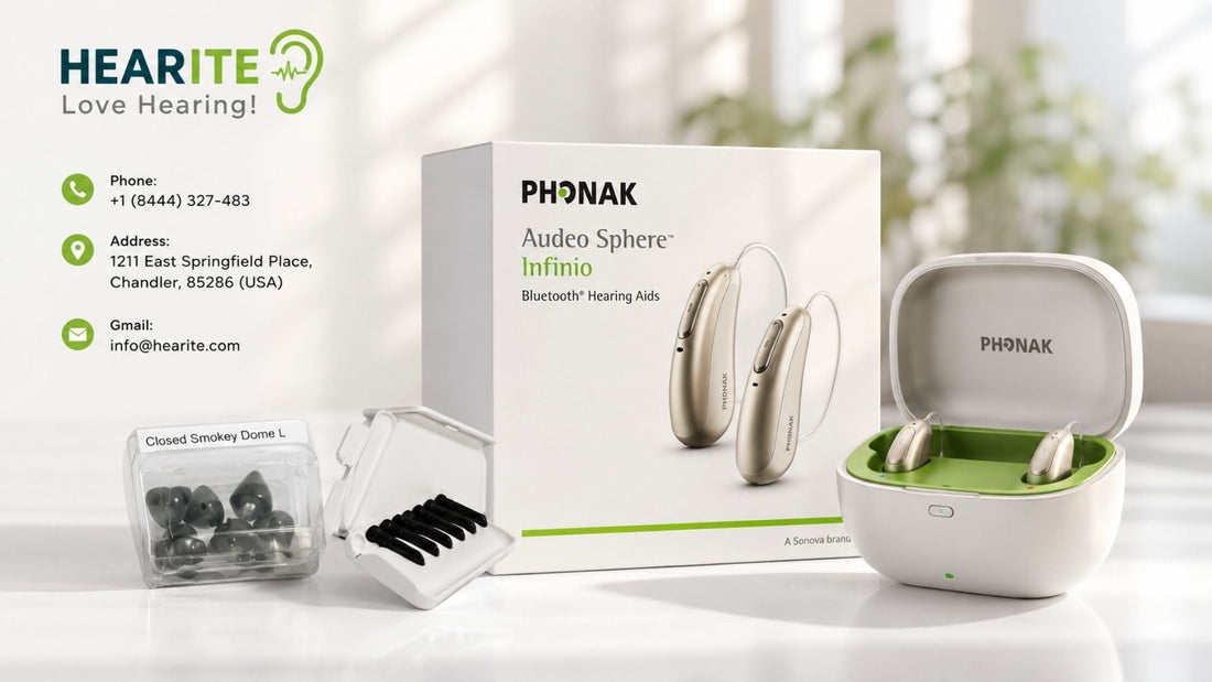 Why Choose Phonak Audeo Sphere Infinio Bluetooth Hearing Aids - HEARITE Love Hearing!