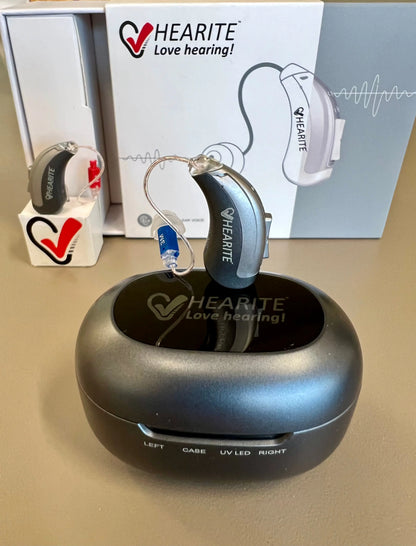 HEARITE OTC Clarity - With Music Streaming, Rechargeable, & Self-Fitting...We're sending The LUV!! HEARITE Hearing Aids