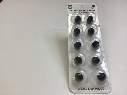 Widex instant round ear - tip two - vent tip, dome, earbud - HEARITE Love Hearing!