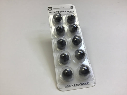 Widex Large instant double ear tip dome earbud - HEARITE Love Hearing!