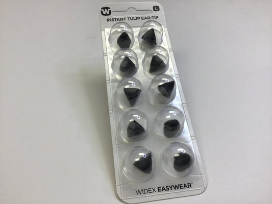 Widex Large instant tulip ear tip dome earbud - HEARITE Love Hearing!