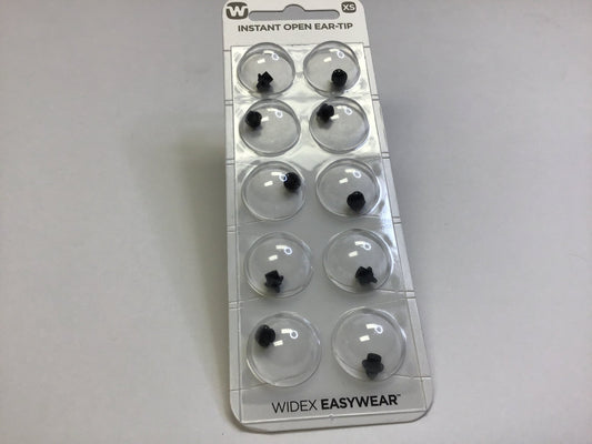 Widex XS instant open ear tip dome earbud - HEARITE Love Hearing!